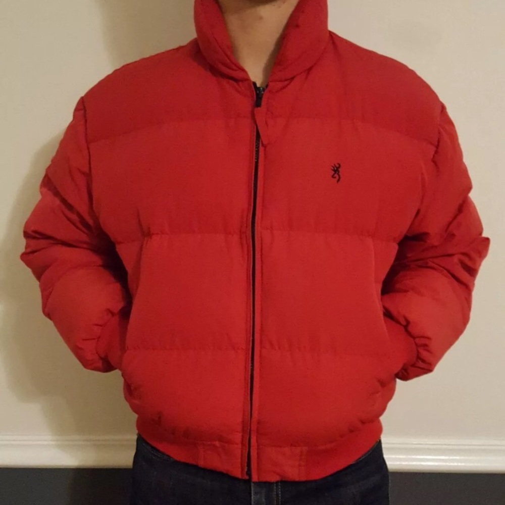 Browning Medium Down Red Jacket